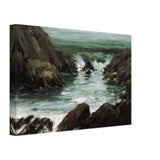 Marine with Rocks by Robert Henri, canvas, view 2