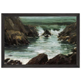 Marine with Rocks by Robert Henri, framed poster, view 2