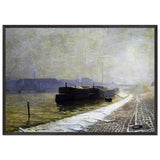 Matin d'Hiver by Granville Redmond, framed poster, view 3