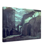 Medieval Revel by Nicholas Roerich, canvas