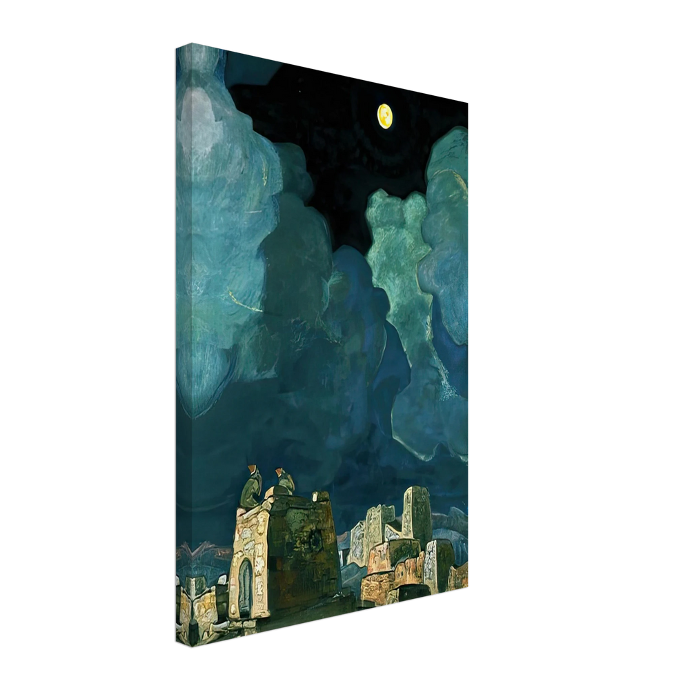 Mekheski, Moon People by Nicholas Roerich, canvas