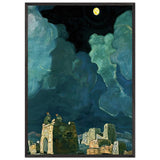 Mekheski, Moon People by Nicholas Roerich, framed poster, view 3
