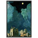 Mekheski, Moon People by Nicholas Roerich, framed poster
