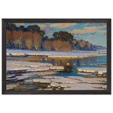 Melting Snow by Vilhelms Purvitis, framed poster, view 2