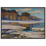 Melting Snow by Vilhelms Purvitis, framed poster, view 3