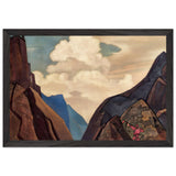 Message from Shambhala by Nicholas Roerich, framed poster, view 2