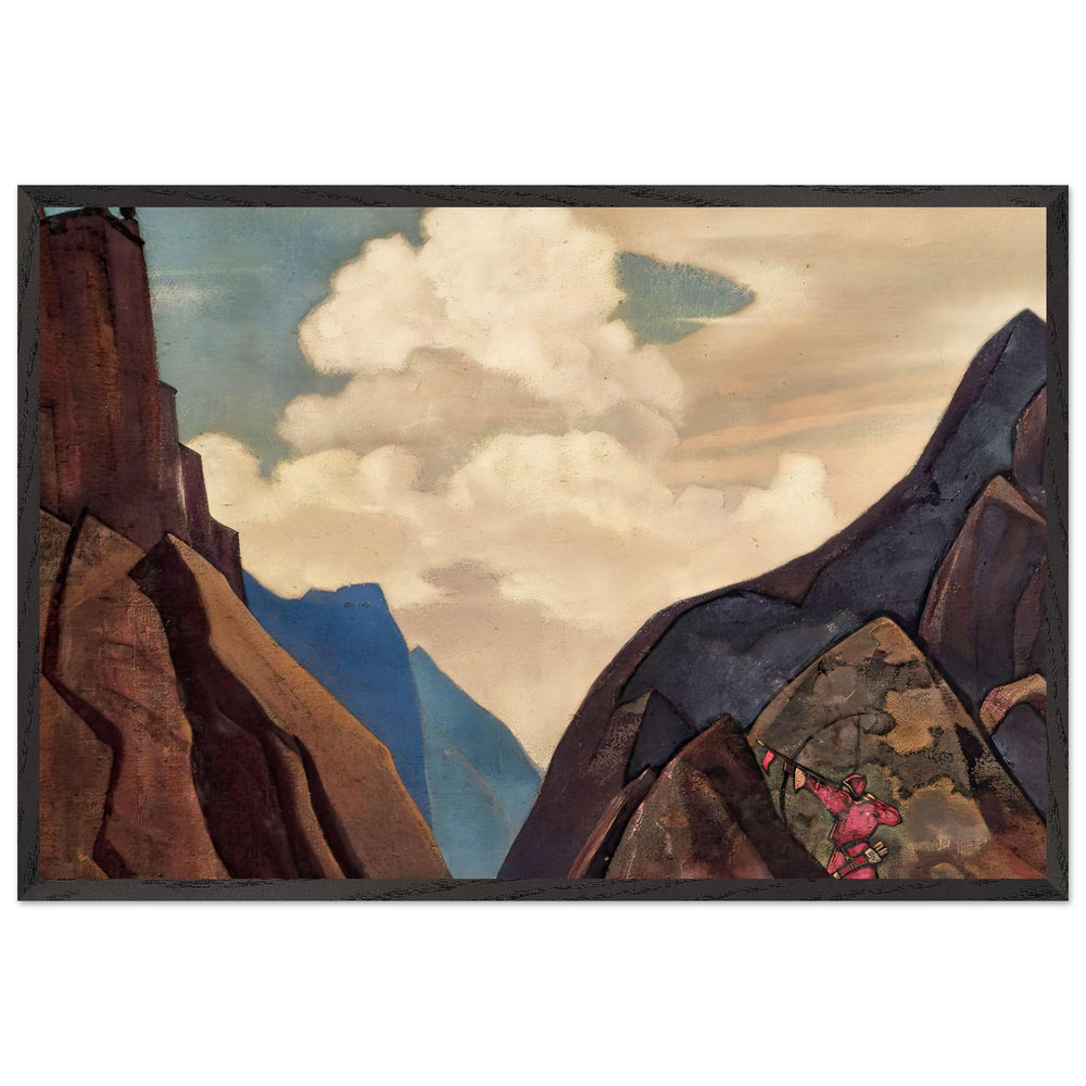 Message from Shambhala by Nicholas Roerich, framed poster