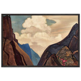 Message from Shambhala by Nicholas Roerich, framed poster