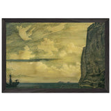 Messenger. Island. by Nicholas Roerich, framed poster, view 2
