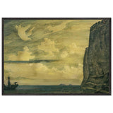 Messenger. Island. by Nicholas Roerich, framed poster, view 3