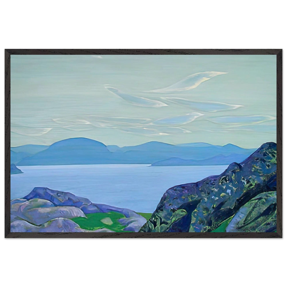 Messengers of Morning by Nicholas Roerich, framed poster
