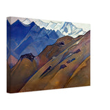 Milarepa Cave by Nicholas Roerich, canvas, view 2