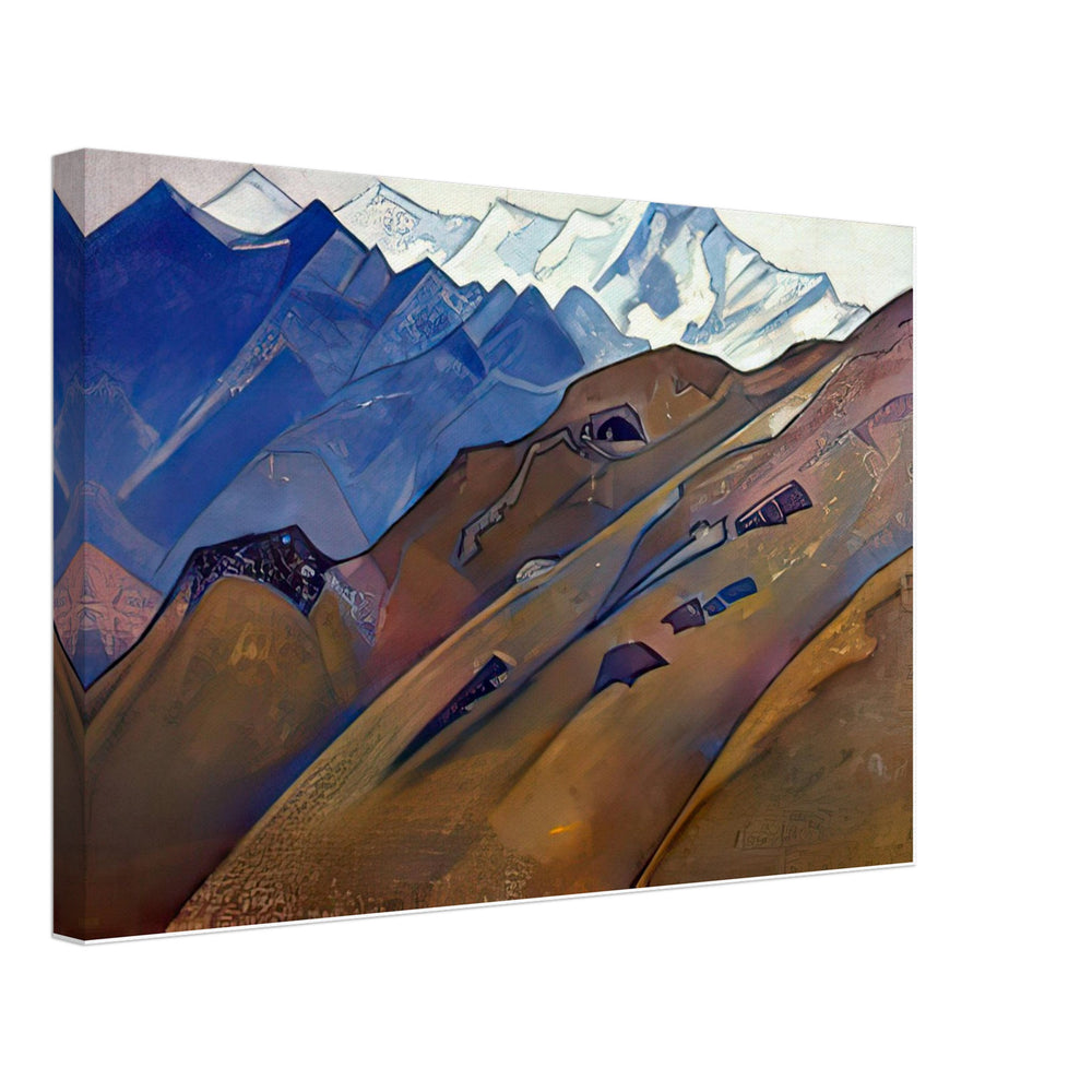 Milarepa Cave by Nicholas Roerich, canvas