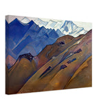 Milarepa Cave by Nicholas Roerich, canvas