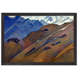 Milarepa Cave by Nicholas Roerich, framed poster, view 2
