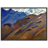 Milarepa Cave by Nicholas Roerich, framed poster, view 3