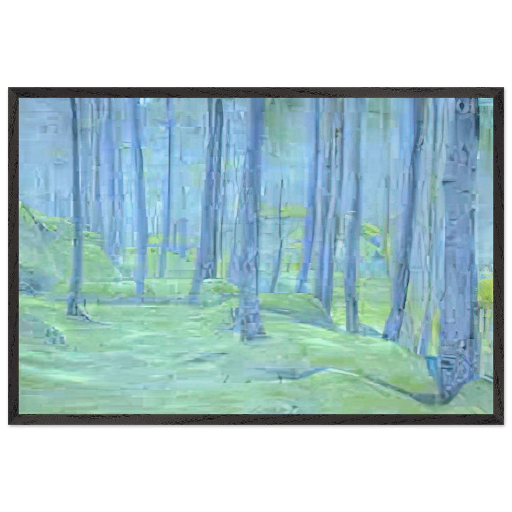 Mist in the Forest by Nicholas Roerich, framed poster