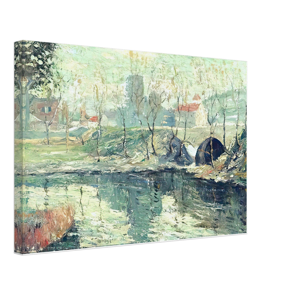 Misty Day in March by Ernest Lawson, canvas