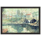 Misty Day in March by Ernest Lawson, framed poster, view 2