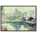 Misty Day in March by Ernest Lawson, framed poster, view 3