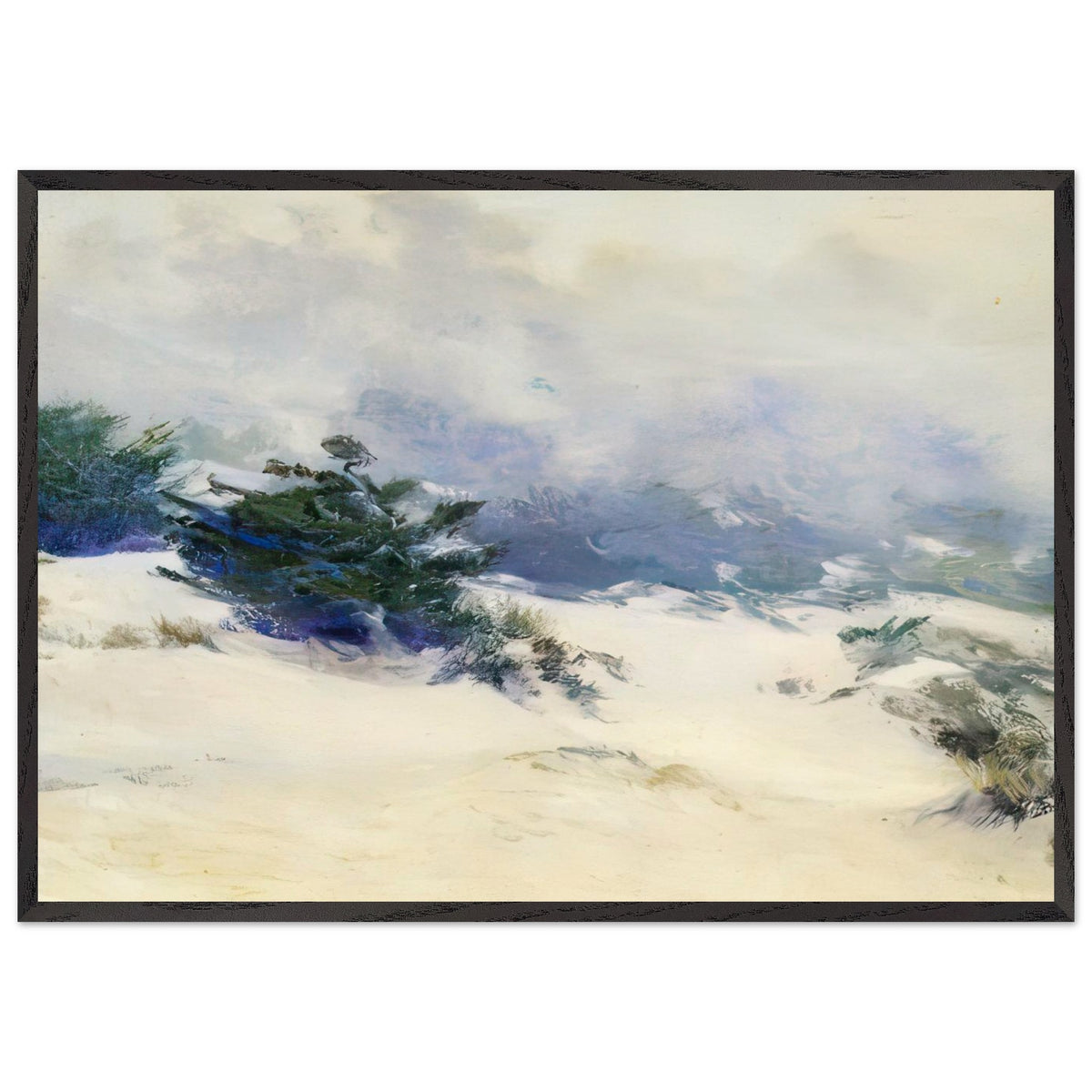 Misty Dunes, Carmel by Guy Rose, framed poster, view 3