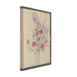 Mixed Bouquet with Bluebells, Carnations, and Gladiola by Florine Stettheimer, canvas, view 2