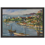 Monaco by Andre Bauchant, framed poster, view 2