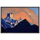 Monastery (Brahmaputra) by Nicholas Roerich, framed poster