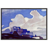 Monastery in the Mountains by Nicholas Roerich, framed poster