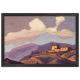 Monastery. Tsang, Tibet by Nicholas Roerich, framed poster, view 2