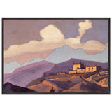 Monastery. Tsang, Tibet by Nicholas Roerich, framed poster, view 3