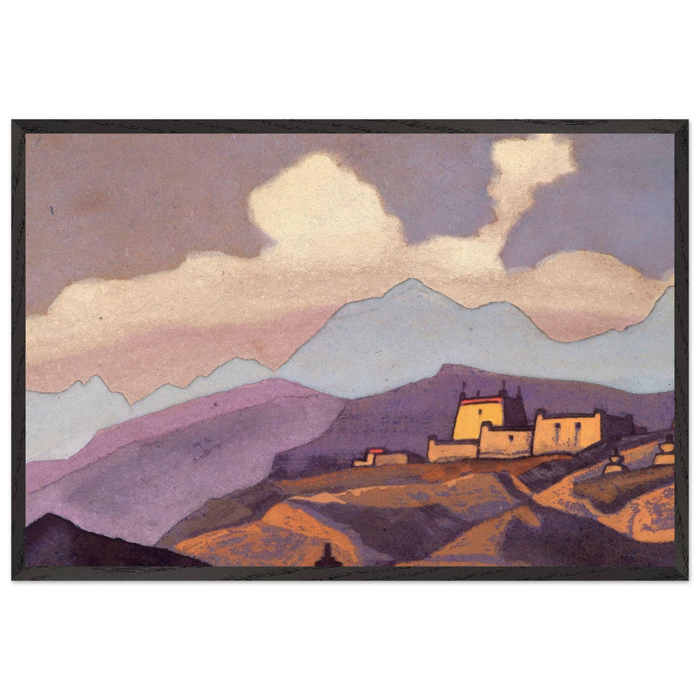Monastery. Tsang, Tibet by Nicholas Roerich, framed poster