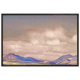 Mongolia. Chakhar Hills by Nicholas Roerich, framed poster
