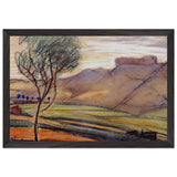 Mongolian Landscape by Fujishima Takeji, framed poster, view 2