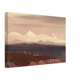 Mongolian Yurtas by Nicholas Roerich, canvas, view 2