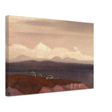 Mongolian Yurtas by Nicholas Roerich, canvas