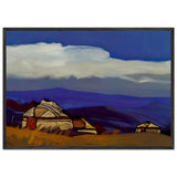 Mongoliya (Olun Sume) by Nicholas Roerich, framed poster, view 3