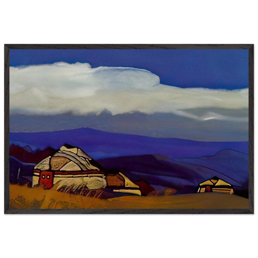 Mongoliya (Olun Sume) by Nicholas Roerich, framed poster