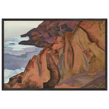 Monhegan (Creating) by Nicholas Roerich, framed poster