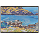 Monhegan (Dreaminess) by Nicholas Roerich, framed poster, view 3