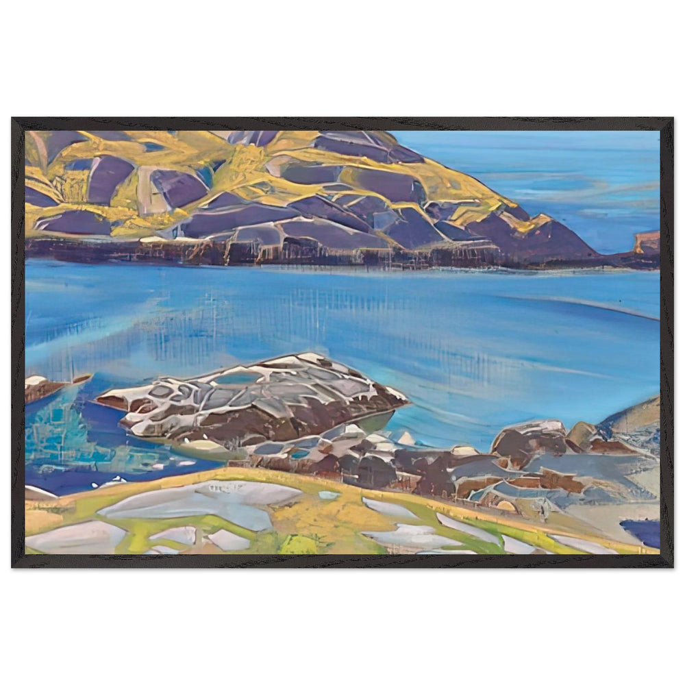 Monhegan (Dreaminess) by Nicholas Roerich, framed poster