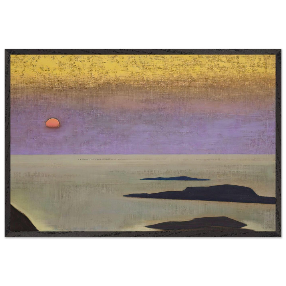 Monhegan by Nicholas Roerich, framed poster
