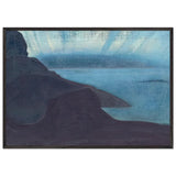 Monhegan (Shining of night) by Nicholas Roerich, framed poster, view 3