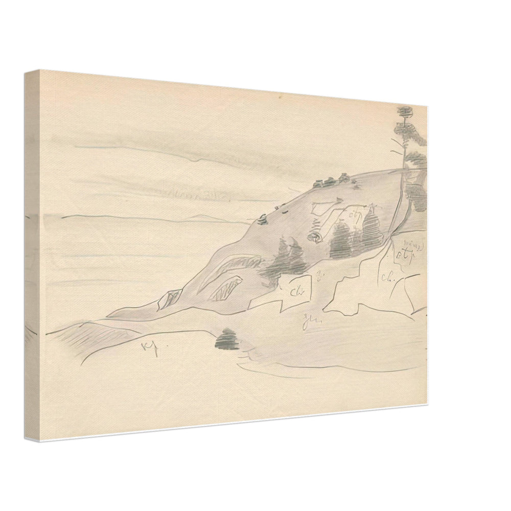 Monhegan (Study) by Nicholas Roerich, canvas