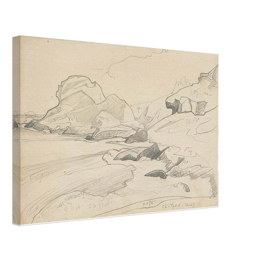 Monhegan (study) by Nicholas Roerich, canvas