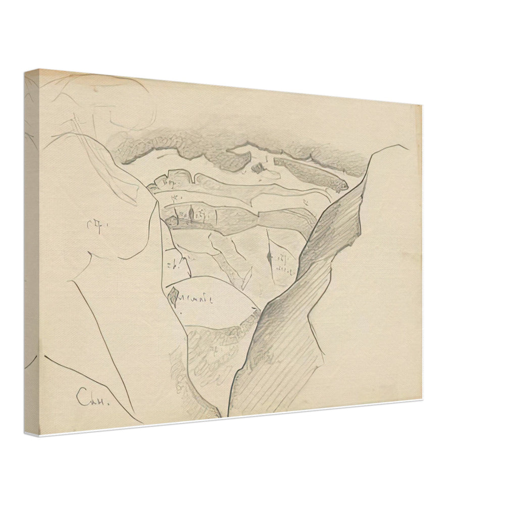 Monhegan (study) by Nicholas Roerich, canvas