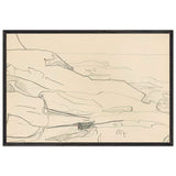 Monhegan (study) by Nicholas Roerich, framed poster