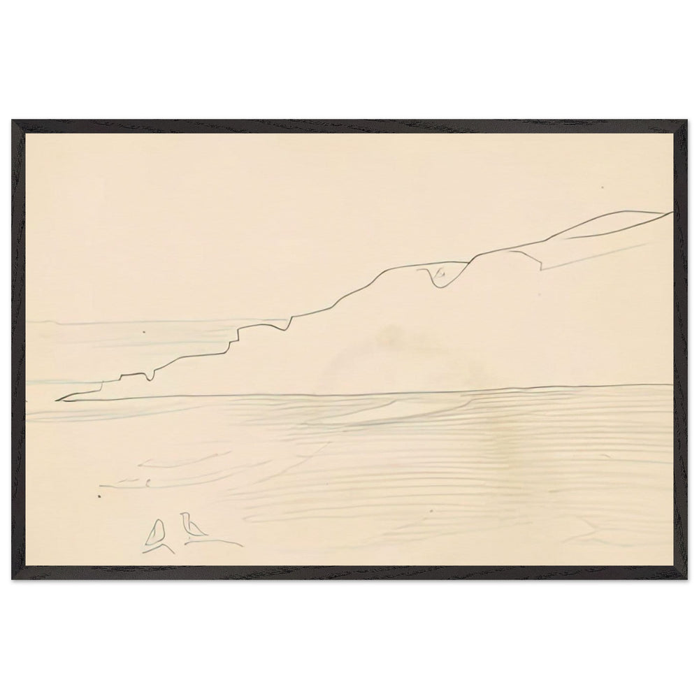 Monhegan (Study) by Nicholas Roerich, framed poster
