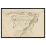 Monhegan (study) by Nicholas Roerich, framed poster