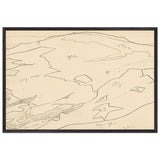 Monhegan (study) by Nicholas Roerich, framed poster